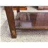 Image 4 : Glass Top End Table 27Wx23Dx21H
