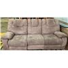 Image 1 : Pink Micro Fiber Recliner Sofa  85Lx39Wx39H