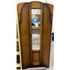 Image 1 : Antique Solid Wood Wardrobe with Full Length Mirror  33.5Wx16Dx73.5H