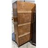 Image 5 : Antique Solid Wood Wardrobe with Full Length Mirror  33.5Wx16Dx73.5H