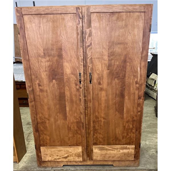 Vintage Solid Wood Wardrobe Hanging Storage  48Wx22Dx66H