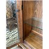 Image 7 : Beautiful Vintage Hardwood China Hutch made by Thomasville Furniture  54Wx16Dx77H