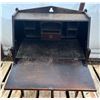 Image 2 : Antique Fold Down Writing Desk with Drawer and Interior Cubbies  24Wx17Dx43H