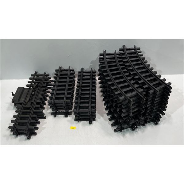 Train Track with Plastic Rail Pieces G size 36 pieces