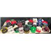 Image 1 : Collection of 40 Souvenir Baseball Hats (several never worn and still have tags)