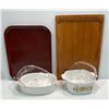 Image 2 : Collection of Ovenware and Serving Trays