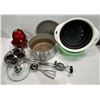 Image 2 : Collection of Kitchen Needs includes Oxo Mandoline (new in box) Cookware, Strainers, and more