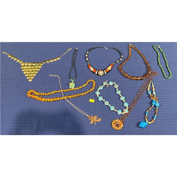 Collection of Costume Jewelry Necklaces