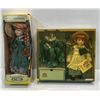Image 1 : Anne of Green Gables Porcelain Dolls 15H & 12H New in Box