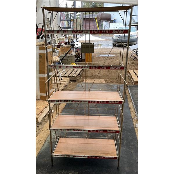 Metal Kool-Aid Display Stand 29Wx13Dx62H