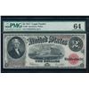 Image 1 : 1917 $2 Legal Tender Note PMG 64