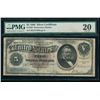 Image 1 : 1886 $5 Silver Certificate PMG 20