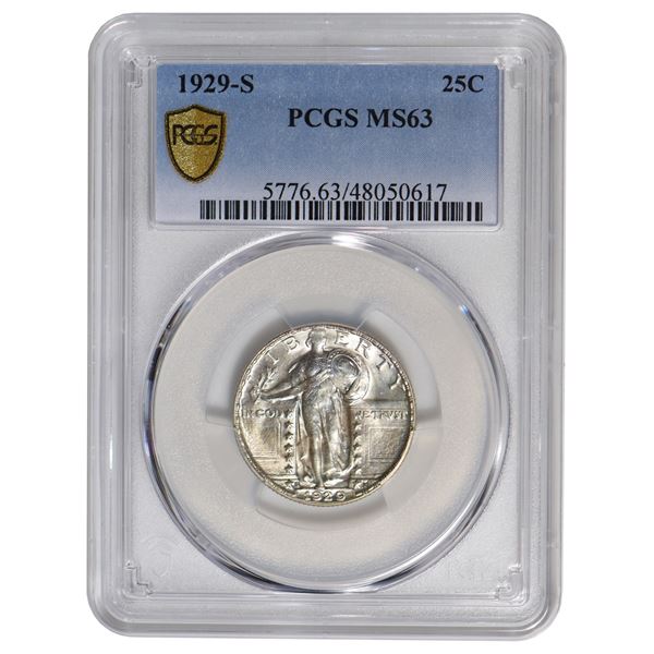 1929-S Standing Liberty Quarter PCGS MS63