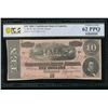 Image 1 : 1864 $10 T-68 Confederate PCGS 62PPQ