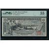 Image 1 : 1896 $1 Educational Silver Certificate PMG 55