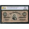 Image 1 : 1864 $50 T-66 Confederate PCGS 55