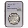 Image 1 : 1829/7 Capped Bust Half Dollar NGC AU55