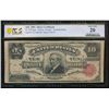 Image 1 : 1891 $10 Tombstone Silver Certificate PCGS 20