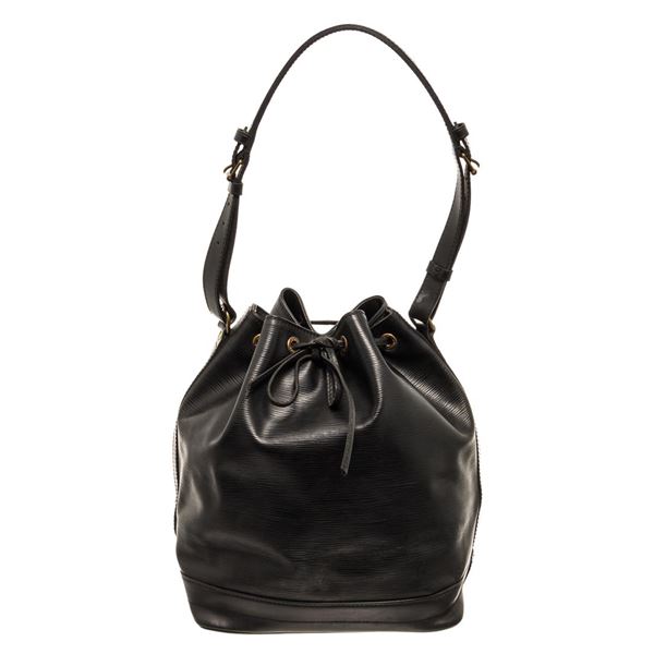 Louis Vuitton Black Epi Leather Noe Bucket Bag