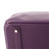 Image 5 : Hermes Birkin Handbag Purple Clemence with Palladium Hardware 40