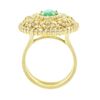 Image 2 : 0.94 ctw Emerald and 1.09 ctw Diamond 14K Yellow Gold Ring