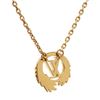 Image 4 : Louis Vuitton Gold-tone Collier LV Angel Pendant Necklace