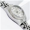 Image 4 : Rolex Stainless Sapphire Quickset 26MM Silver Index Datejust Wristwatch