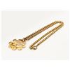 Image 1 : Chanel Vintage Gold-tone Metal CC Spring Flower Long Necklace