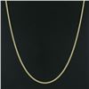 Image 4 : NEW Unisex Solid 14k Yellow Gold 2.6mm Miami Cuban Curb Link 20" Chain Necklace