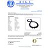 Image 2 : 11mm to 14mm Tahitian Pearl Necklace with 14K White Gold Clasp