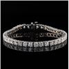 Image 1 : 11.88 ctw Diamond 14K White Gold Bracelet
