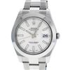Image 1 : Rolex Mens 41MM Datejust 2 Stainless Steel White Index Oyster Band Datejust Wris