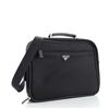 Image 1 : Prada Convertible Front Pocket Briefcase Tessuto with Saffiano Leather