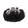 Image 4 : Christian Dior Cookie Bag Charm Leather and Fur Black