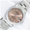 Image 2 : Rolex Ladies Quickset Stainless Steel Salmon Datejust Wristwatch 26MM