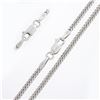 Image 7 : NEW Unisex Solid 14k White Gold 2mm Miami Cuban Curb Link 24" Chain Necklace