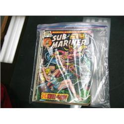 Lot of 10 comic books: 9 Sub-Mariner; 1 Strange Tales Doctor Strange