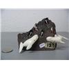 Image 1 : 2 Ivory Whales and 5 bird Rookery  3" Tall  by Robert Kokuluk  280F