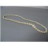 Image 1 : Graduated Ivory Bead Necklace 21" Long (2)