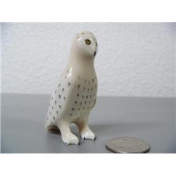2 1/2" Snowy Owl Ivory by Charlie Kokuluk (2)