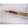 Image 1 : Ivory Bone Baleen Wood in Sinew Hunting Spear, 74" Long (2)