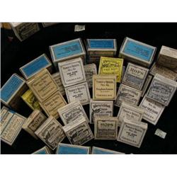 Lot of old herbs in medicinal boxes at least 50 boxes: including- Hops, Queen of the Meadow, Elder F