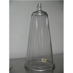 Old glass funnel- 7" diameter, 15" tall (88)