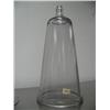 Image 1 : Old glass funnel- 7" diameter, 15" tall (88)