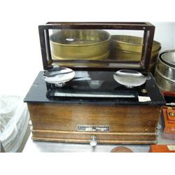 Old Torsion balance scale- style 272B59492, class A, capacity 4 oz. (88)