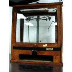 Old balance glass encased scale (2)