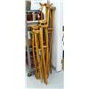 Image 1 : Lot of 7 pairs of old wooden crutches in various sizes (88)