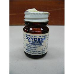 Old bottle of Oxydess and Methamphetamine Hydrochloride (88)