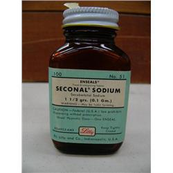 Old bottle of Seconal Sodium (88)