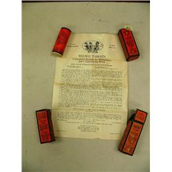 3 old containers in boxes of Wo-Wo tablets with orginal instrcutions- a condition remedy for rheumat